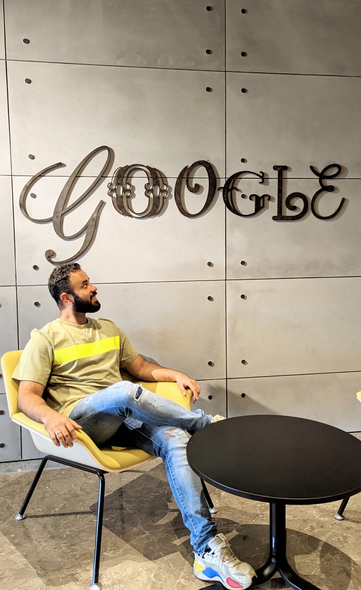 Deepanshu Kalra at a Google office